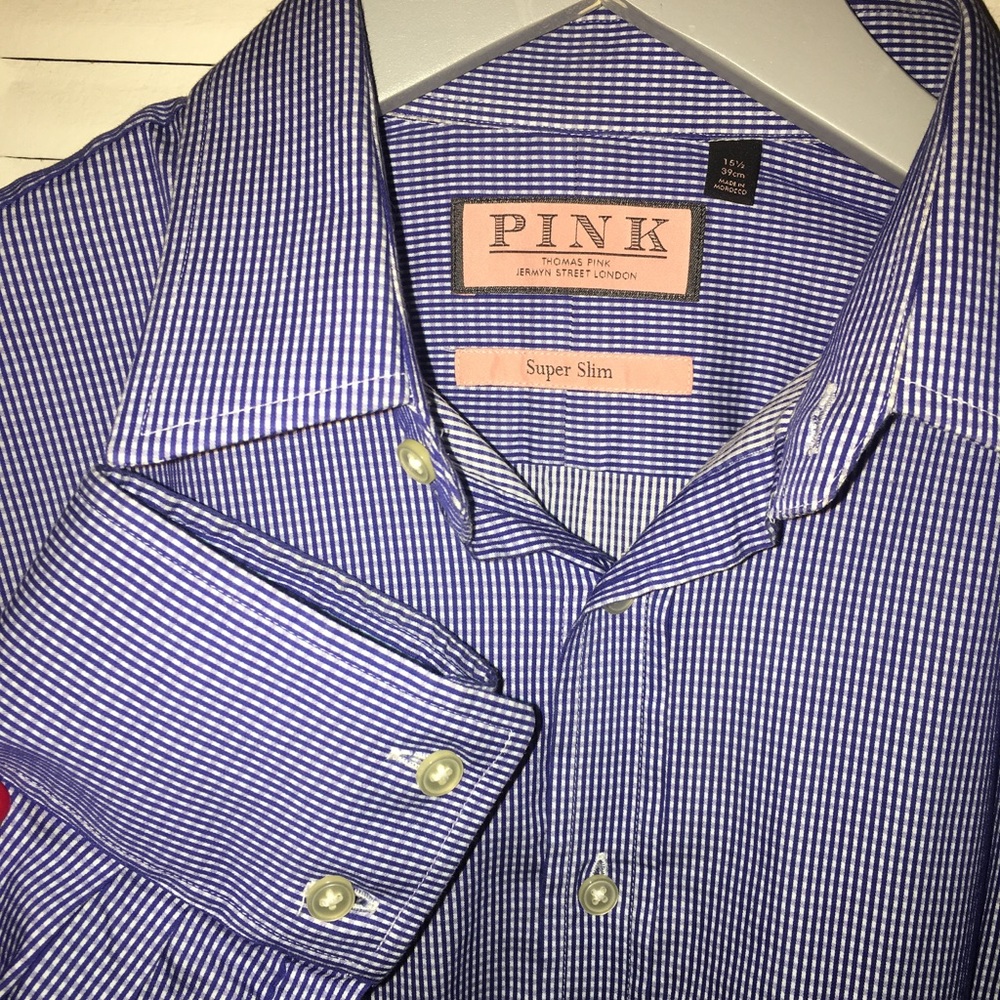 Thomas Pink Super Slim Fit